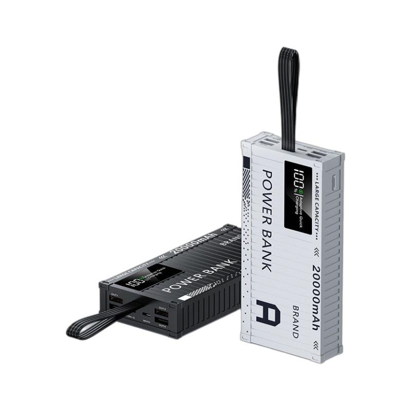 20000mAh High-capacity Portable Container Appearance Power Bank